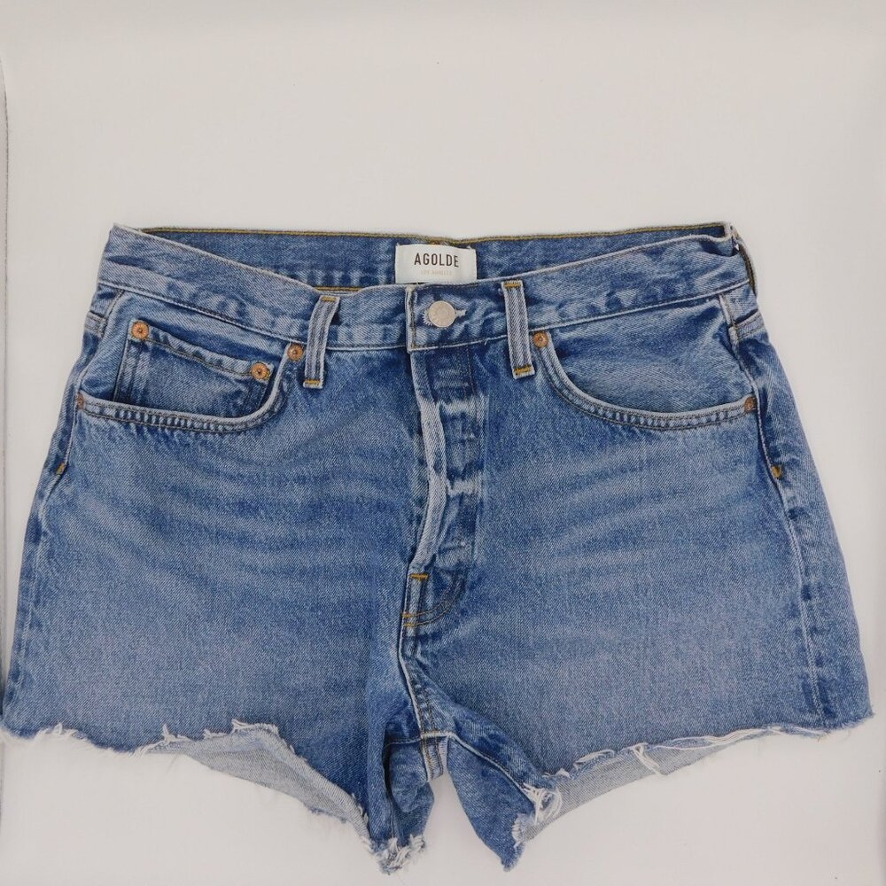 Agolde Blue Jean Shorts